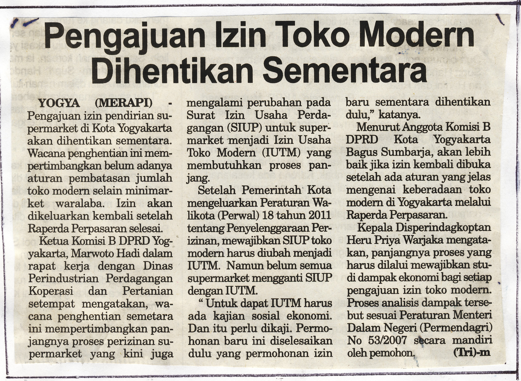 Kliping jogja terbaru